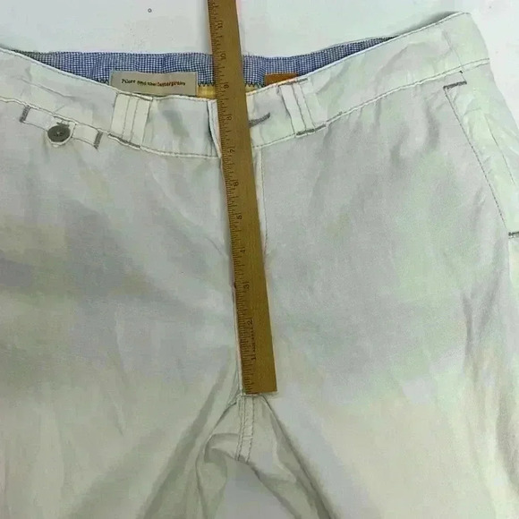 Pilcro size 29 white 100% cotton straight leg pants Anthropologie - Picture 8 of 11